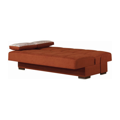 Geidy Twin 74'' Upholstered Convertible Sofa