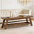 2-Tier Entryway Bench with Ample Storage and Durable MDF Build