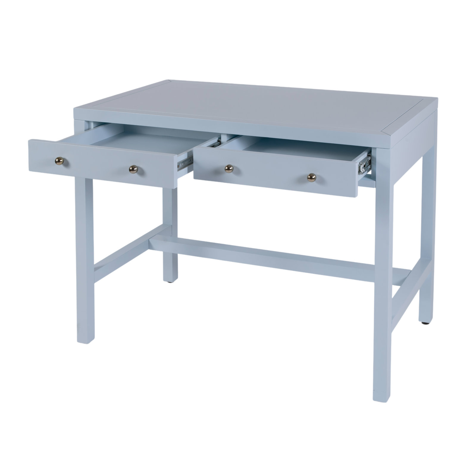 Celine 40" Acacia Writing Desk, Blue