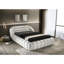 Lit 1 pièce en tissu de chenille de style contemporain avec revêtement en tissu-1295187495-1295187490