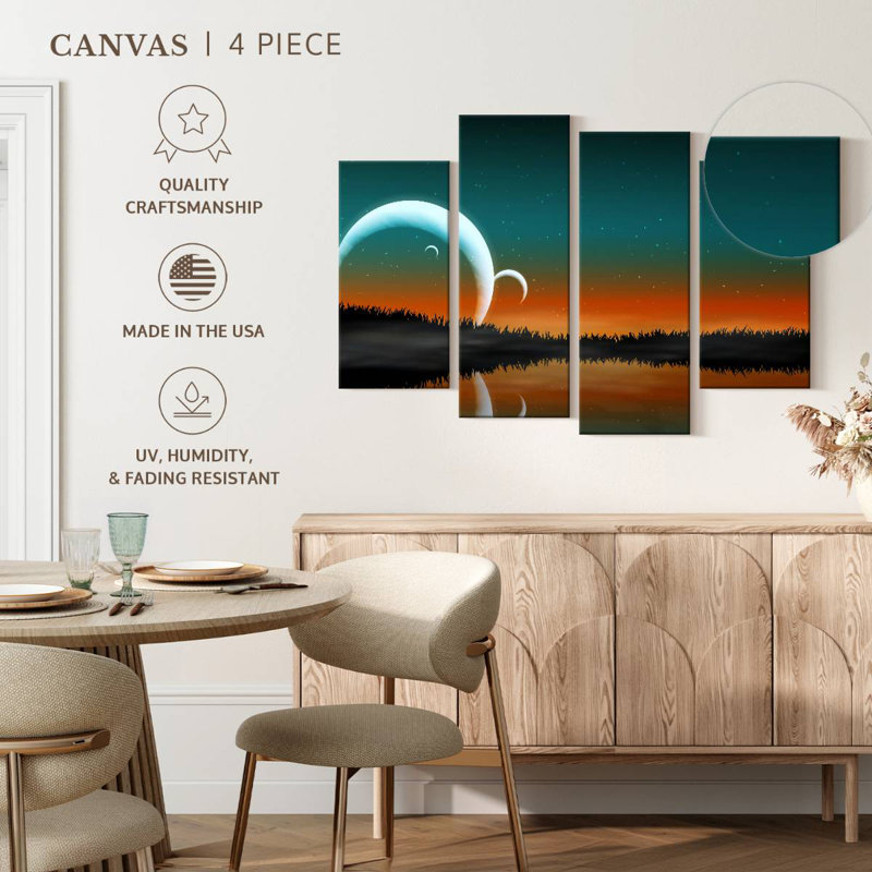 Kelan Space Landscape, 27" H x 43" W