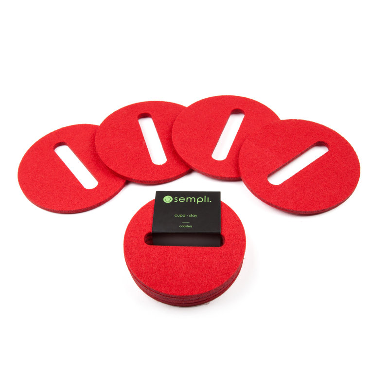 Sous-verre Cupa-Stay, Rouge
