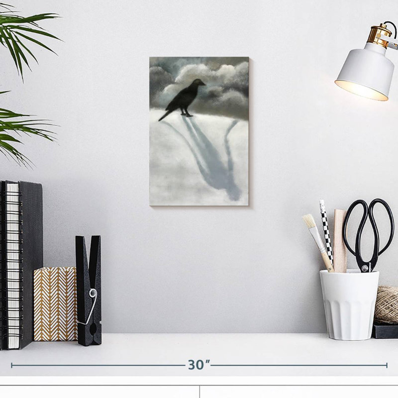 Brampt Black Bird, 12" H x 8" W