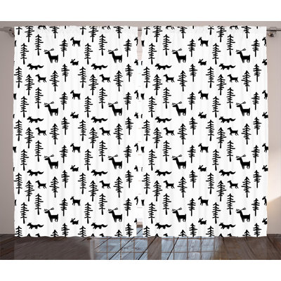 Rex Semi Sheer Curtain Pair