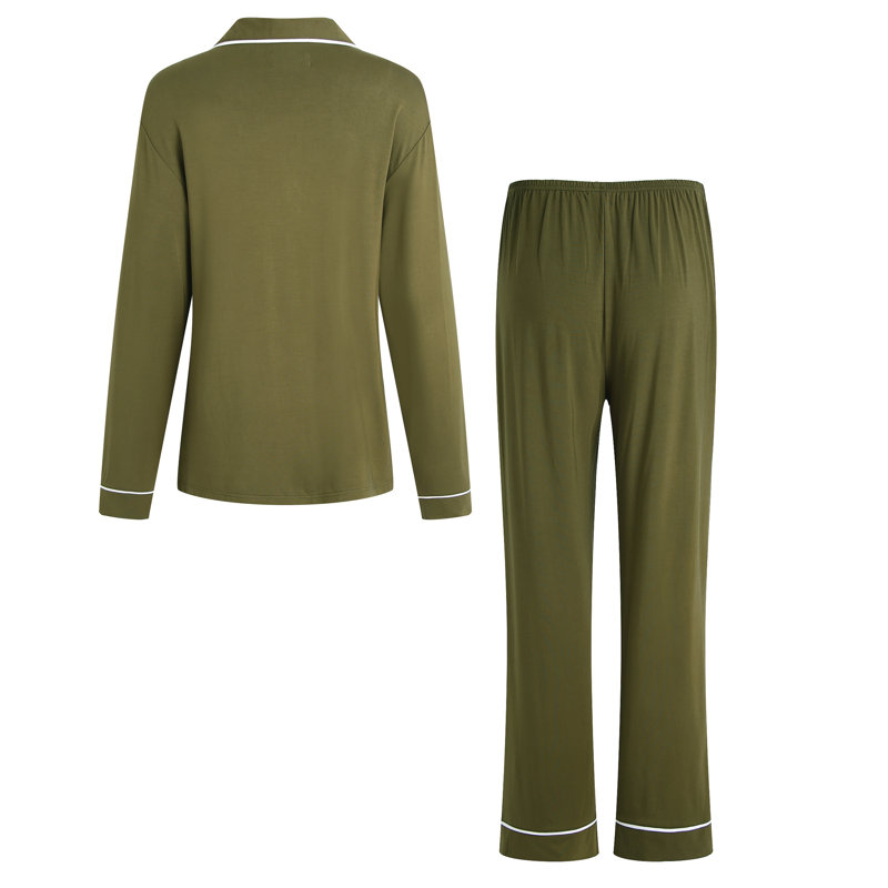 Ensemble de pyjama pour femme Andrina, M, Vert