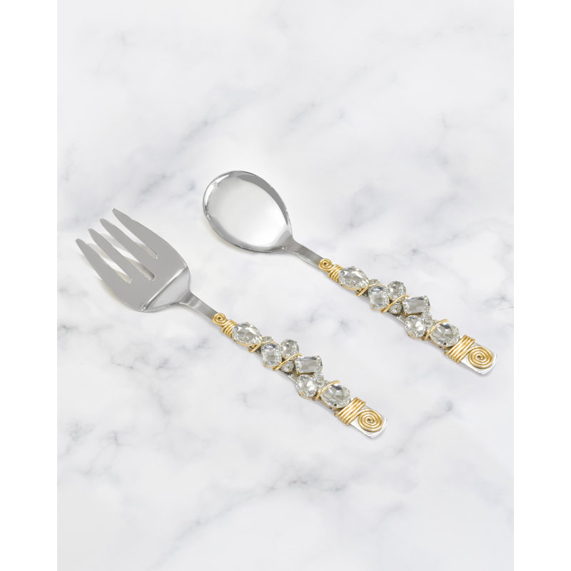 Daviid Stainless Steel Salad Servers