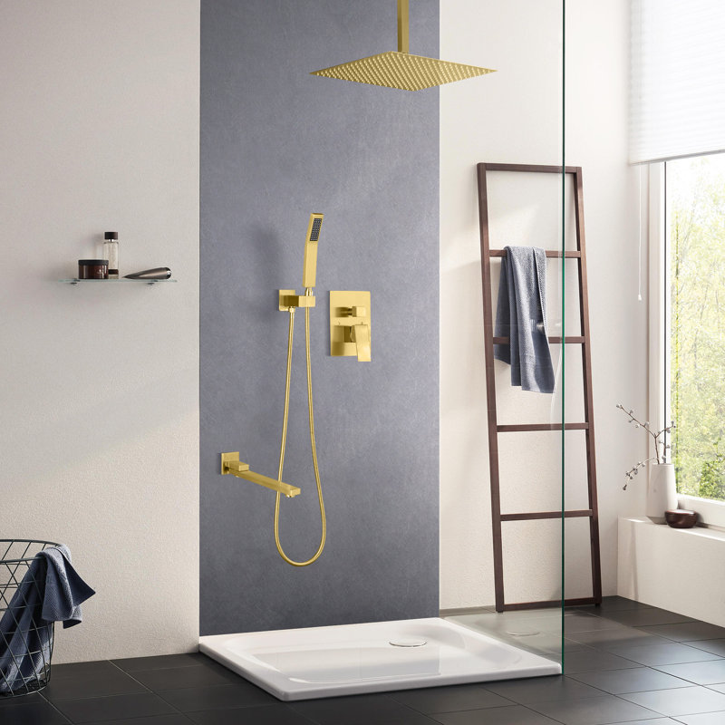 Diverter Accent, Brushed Gold