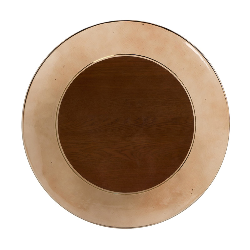 Shira Coffee Table-Smoked Brown Cast Glass, Smoked Brown Cast Glass