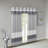 Amherst Grey Pintuck Single 50x18" Window Valance-328277323