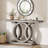 55" Wood Farmhouse Console Table for Entryway, Foyer-719029503