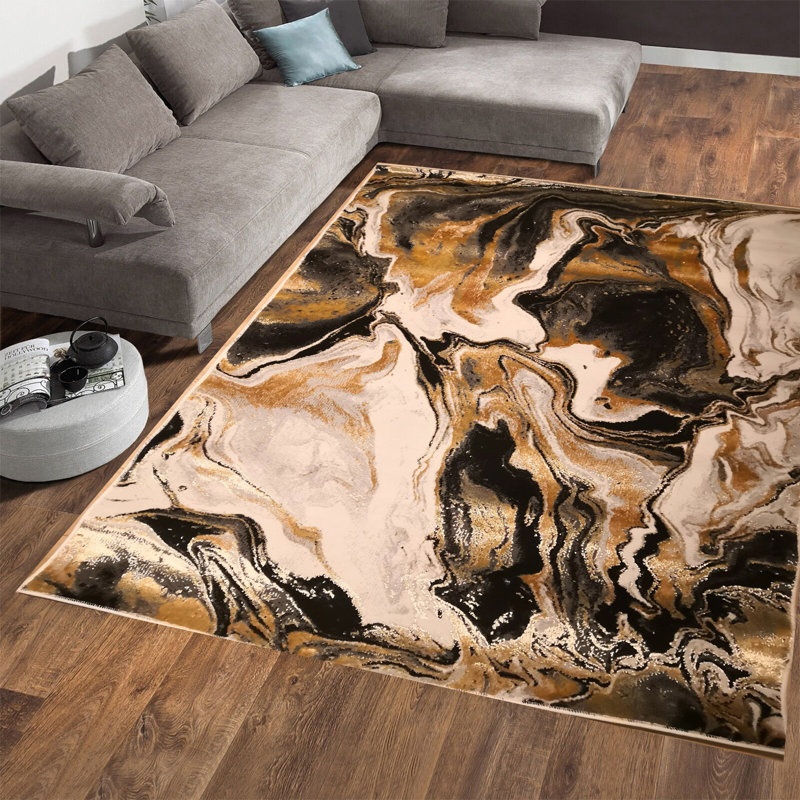 Alexaray Abstract Area Rug, Rectangle 60 x 110cm
