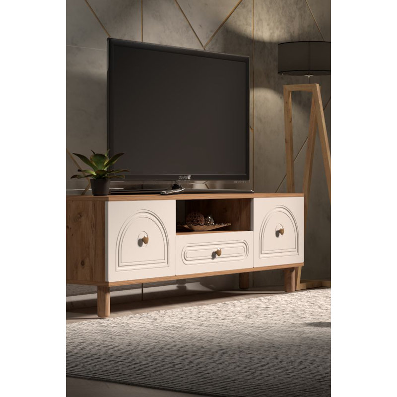 Meuble télé, H 20,9 po x L 59,1 po x l 16,1 po