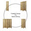 Paravents pliables en bois sculpté