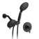 Classic High Pressure Single Handle 6-Spray Patterns Rain Shower Head With Handheld Shower (Valve Included)
