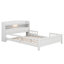 Caysi Wood Full Size Platform Bed with Built-in LED Light-150554324