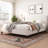 Bed Frame Upholstered Platform Bed with Wingback Headboard