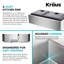 Évier de cuisine en acier inoxydable KRAUS Standart Pro-98629470-98629473