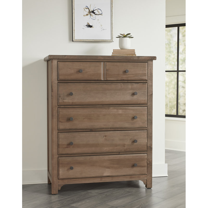 Dragomir 42'' W 5 - Drawer Dresser, Natural