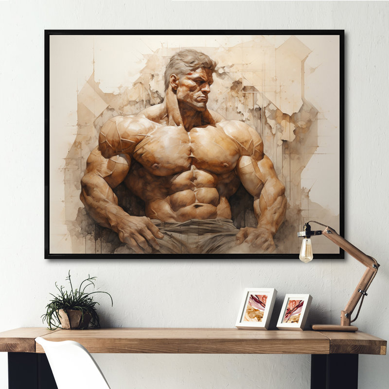 Impression sur toile Mahaley, H 12 po x l 20 po x P 1 po, Cadre flottant noir
