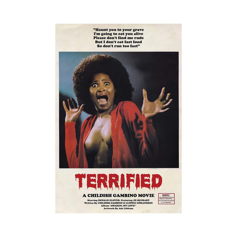 Terrified - Wrapped Canvas Print, 20.32 cm H x 30.48 cm W
