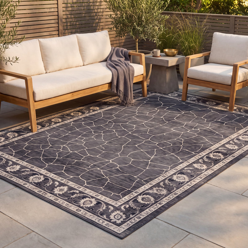 Tapis Jasmine2 moderne à l'aquarelle abstraite grise et noire, lavable à la machine, antidérapant, à poils courts, pour l'intérieur et l'extérieur, adapté aux animaux domestiques, idéal pour le salon, la chambre, la salle à manger, l'entrée, le corridor ou le bureau.