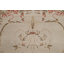 Tapis de couloir oriental floral Aubusson noué à la main 3 x 10