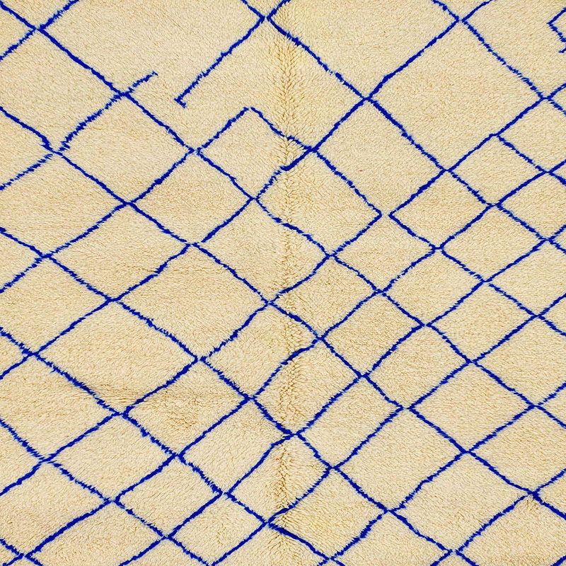 Wool Abstract Indoor Rug, Square 3'