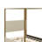 Queen Upholstery Canopy Platform Bed With Headboard