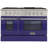 KUCHT Professional 48 in. 6.7 cu. ft. Natural Gas Range with Sealed Burners, Griddle/Grill and Two Ovens - One Convection - in Stainless Steel with Blue Oven Doors-50147980-50147978