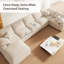152" U Shaped Oversized Modular Sectional Sofa, Large 7 Seat Corner Couches for Living Room-490889811