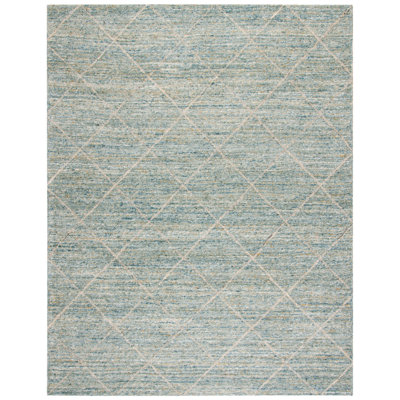 Moniz Hand Tufted Wool Geometric Rug