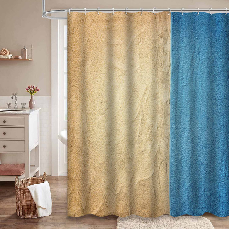 Rideau de douche Sandy Beach Summer, L 72 po x l 78 po