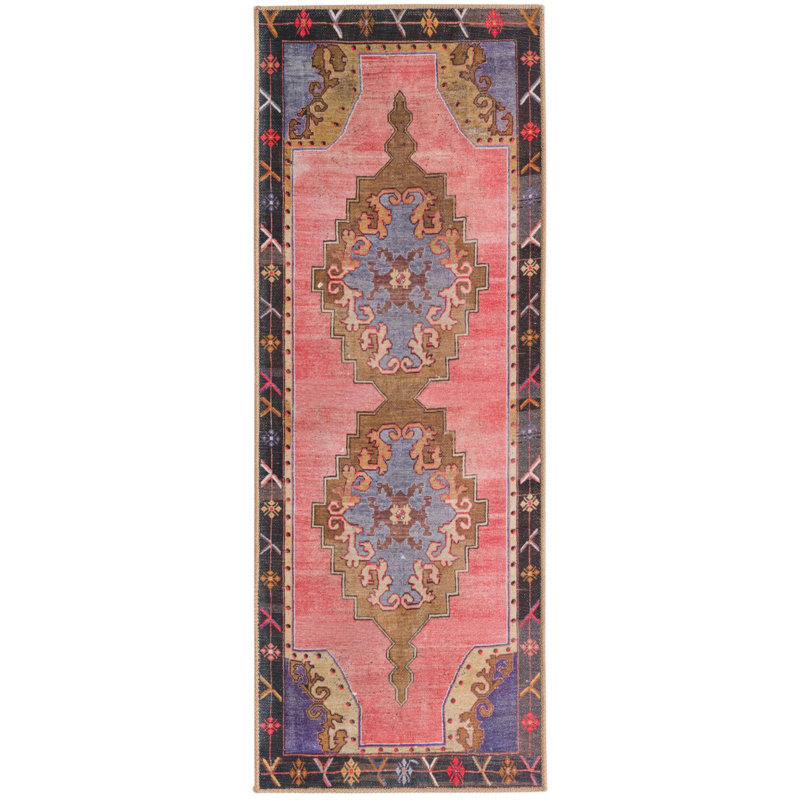 Oppie Oriental Indoor Rug, Runner 2' x 5'3"