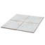 Carreau de porcelaine à motif mat 6 po x 6 po Greenwich