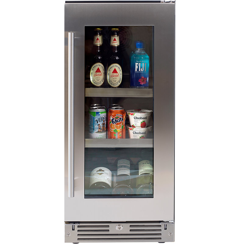 XO Appliance 15'' 3 Bottle and 66 Can Single Zone Freestanding/Built-In Wine & Beverage Refrigerator, Right