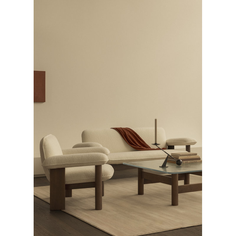 Brasilia Coffee Table, Walnut