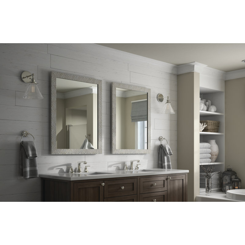 Miroir de meuble-lavabo moderne et contemporain, 35,63 po x 27,76 po