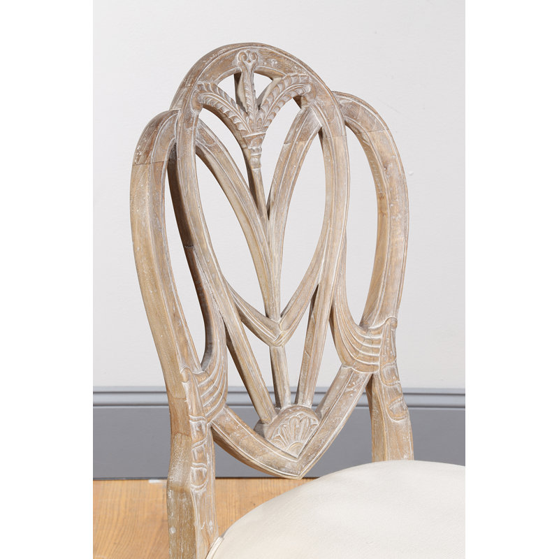 Chaise d'appoint rembourrée Hedgar, Marbré