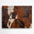 Southwestern Patterns Cowhide Pattern 208 Brown Metal Wall Art