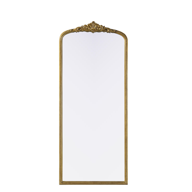 Miroir Monikah, 72 po x 30 po, Laiton antique