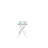 Glass Computer Desk, Transparent Tempered  Glass Laptop Table With Rounded Edges Desks, Sofa Table