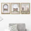 Paradise Arches Set Architecture Canvas Print by Oliver Gal, Black Frame, 16 x 20-1798372709-1798372711