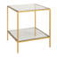 Kayce Glass End Table with Storage-832416000
