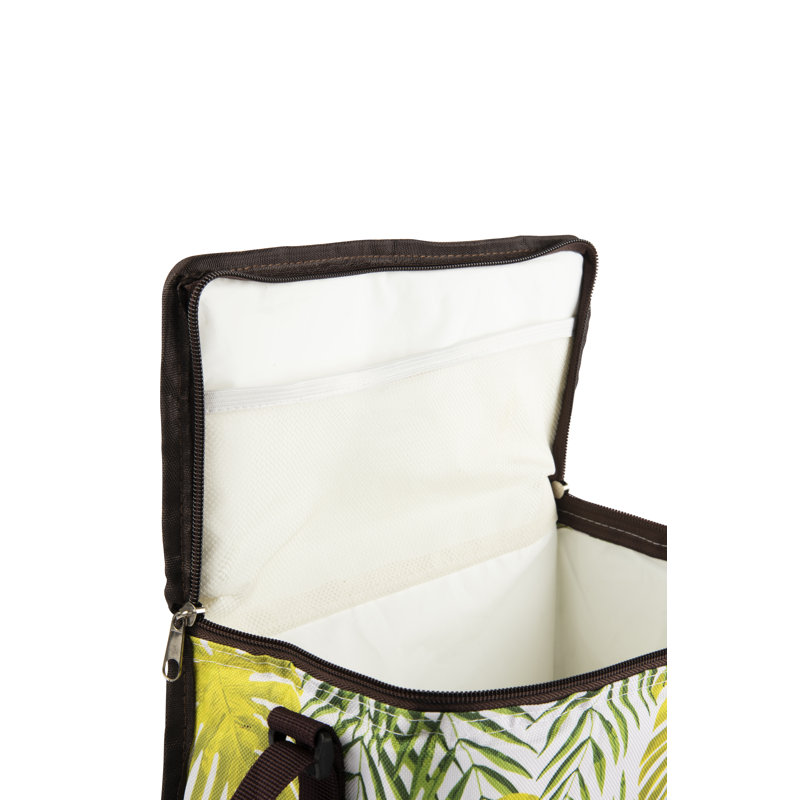 Excelsa picnic/lunch cooler bag Foliage polyester 7 lt multicolor