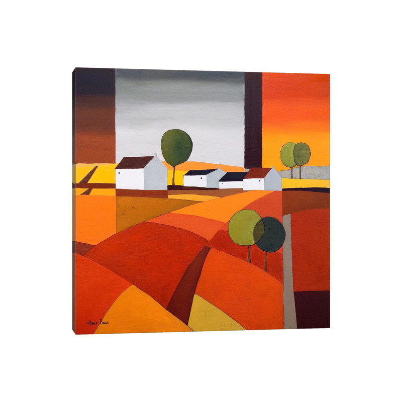 Hamlet IV by Hans Paus - Wrapped Canvas Print, 30.48 cm H x 30.48 cm W