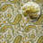 Cotton Hand Block Print Floral Waffle Hand Towels 17X32 Beautifully Crafted, Soft & Absorbent Towels "Kari", Mustard