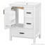 Meuble-lavabo moderne de 24 pouces avec lavabo en céramique, tablette de porte double couche et 3 tiroirs-1881044142