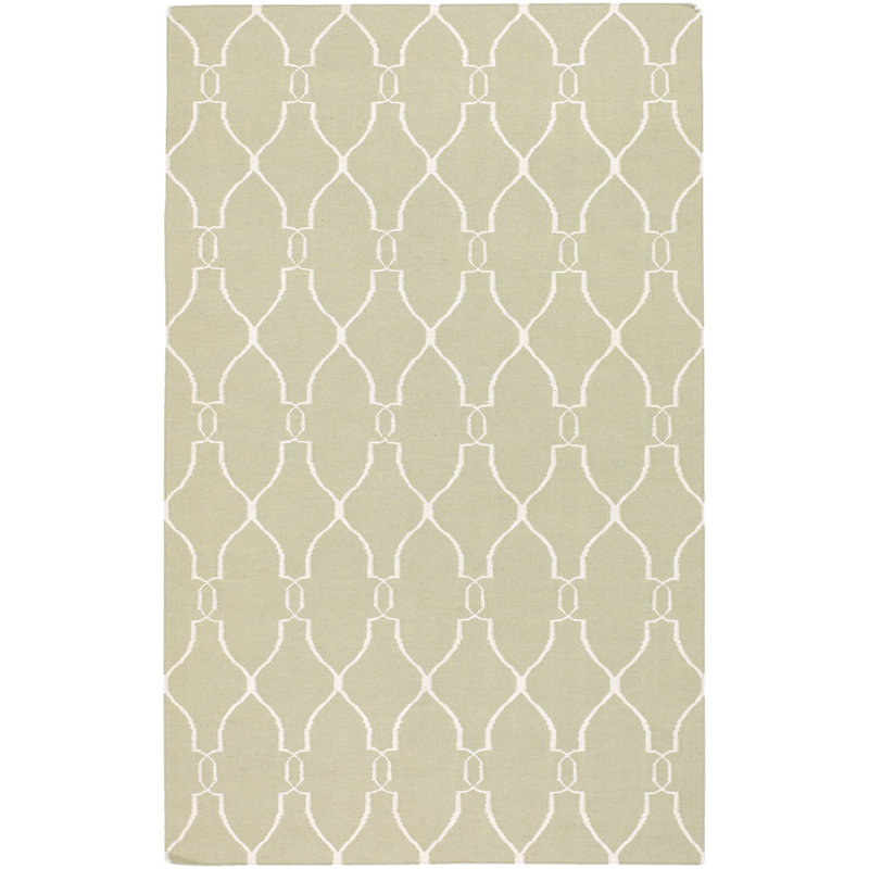 Larned Wool Geometric Indoor Rug, Rectangle 2' x 3'