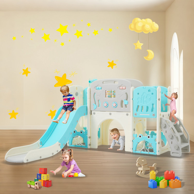 Ensemble de jeu extérieur 11 en 1 pour enfants, pour enfants de 1 à 3 ans, Île Seymour Nord, Galapagos