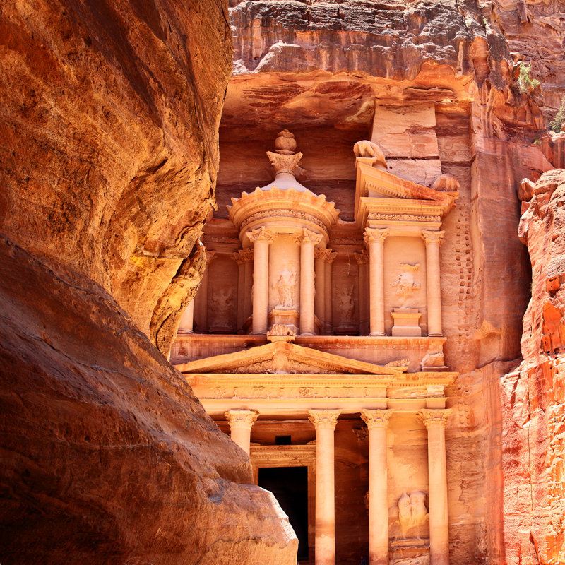Petra - Wrapped Canvas Print, 51cm H x 51cm W